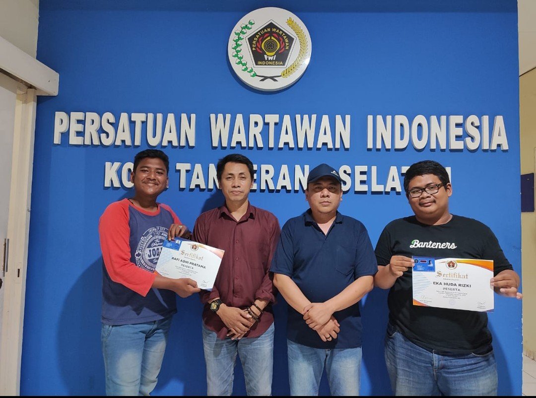 Anggota PWI Tangsel Bertambah, Ketua PWI Banten: Jaga Marwah dan Tingkatkan Kemampuan