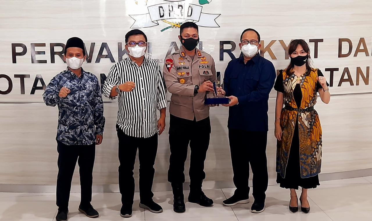 Jaga Kondusifitas di Masyarakat, Polres Jalin Silaturahmi ke DPRD Tangsel