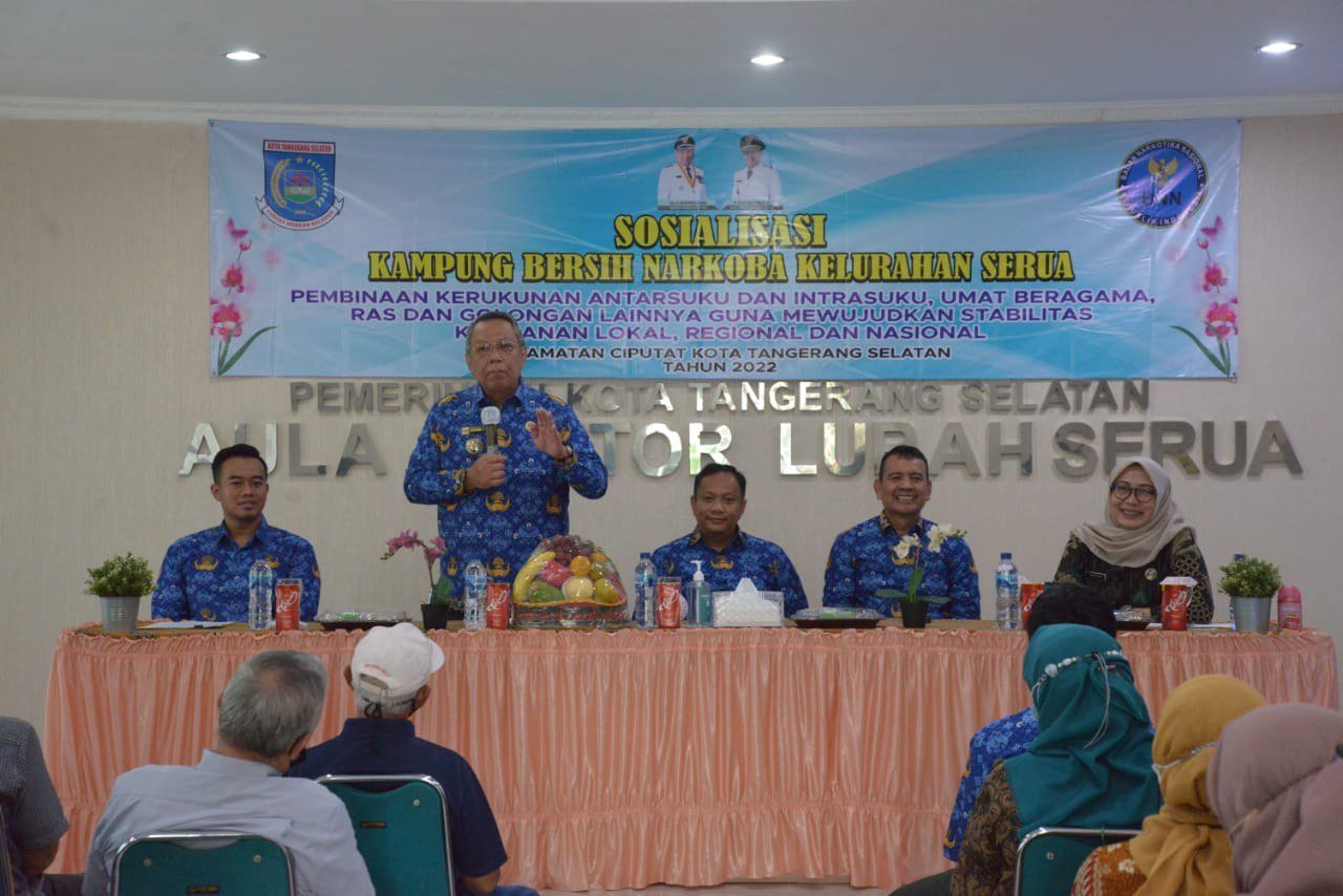 Sosialisasi Kampung Bersinar Upaya Pemkot Tangsel Berantas Narkoba