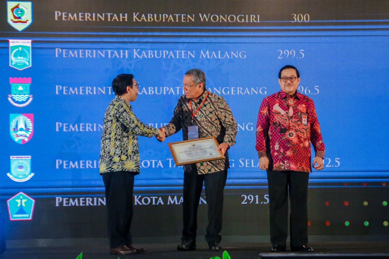 Lagi, Pemkot Tangsel Raih Penghargaan Tingkat Nasional