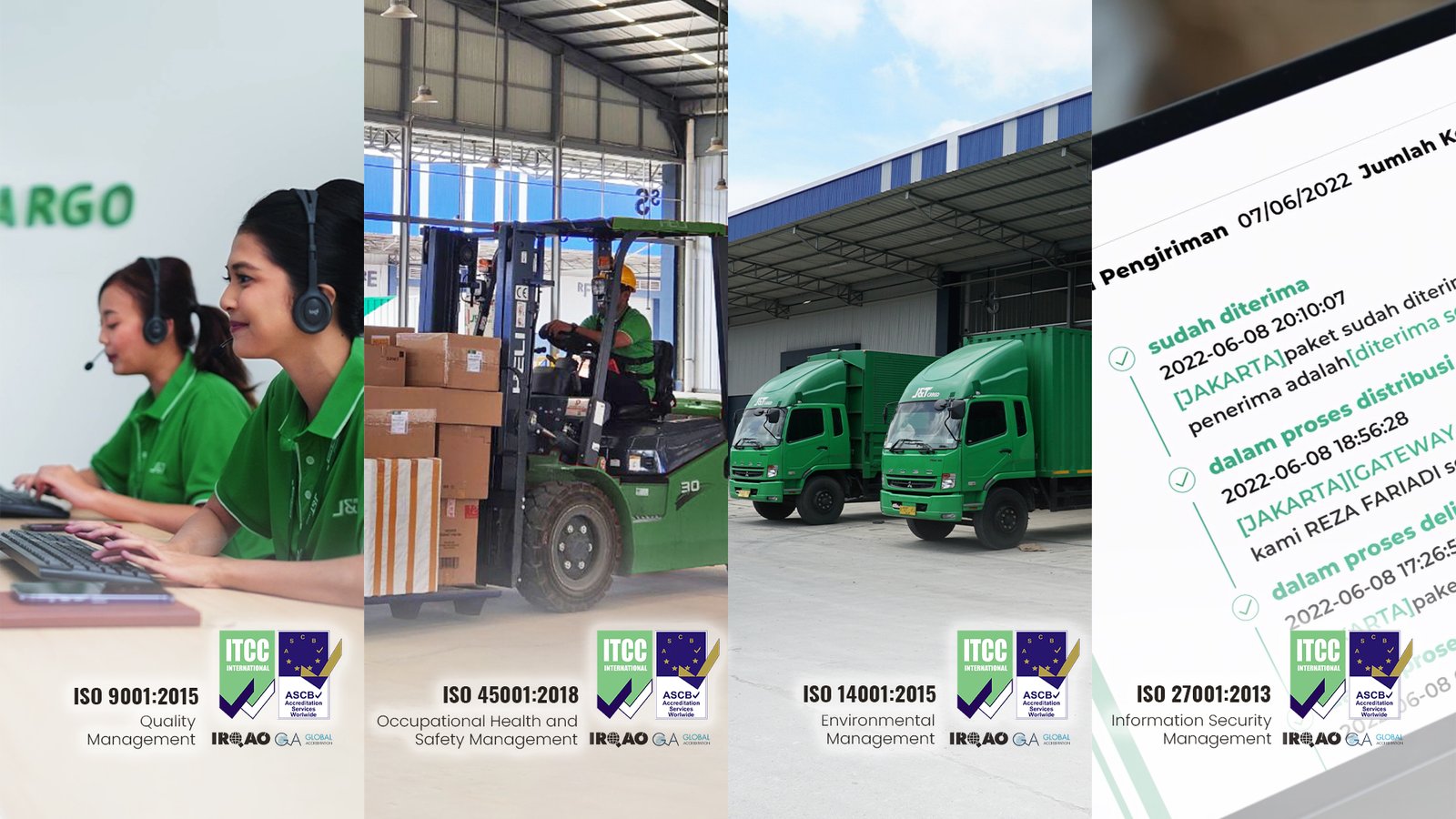 Jamin Kualitas Layanan, J&T Cargo Terapkan Standar Internasional 