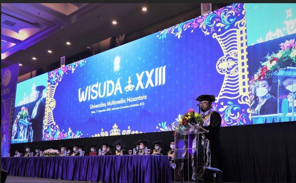 Wisuda XXIII UMN Luluskan 1130 Mahasiswa, 2 Diantaranya Lulusan Terbaik