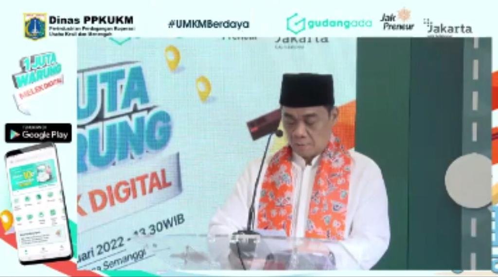 Wakil Gubernur DKI Jakarta Resmikan Program 1 Juta Warung Melek Digital
